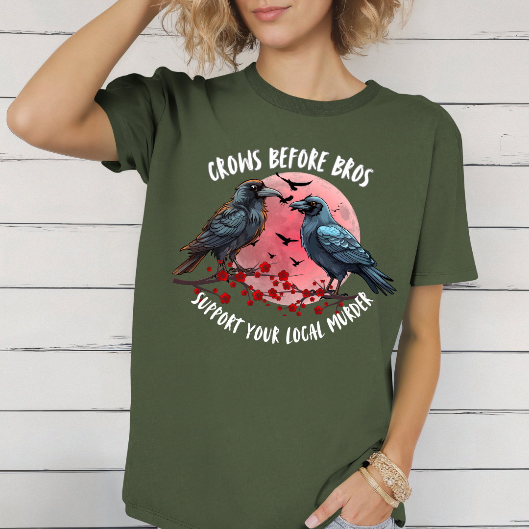 Crows before bros t-shirt