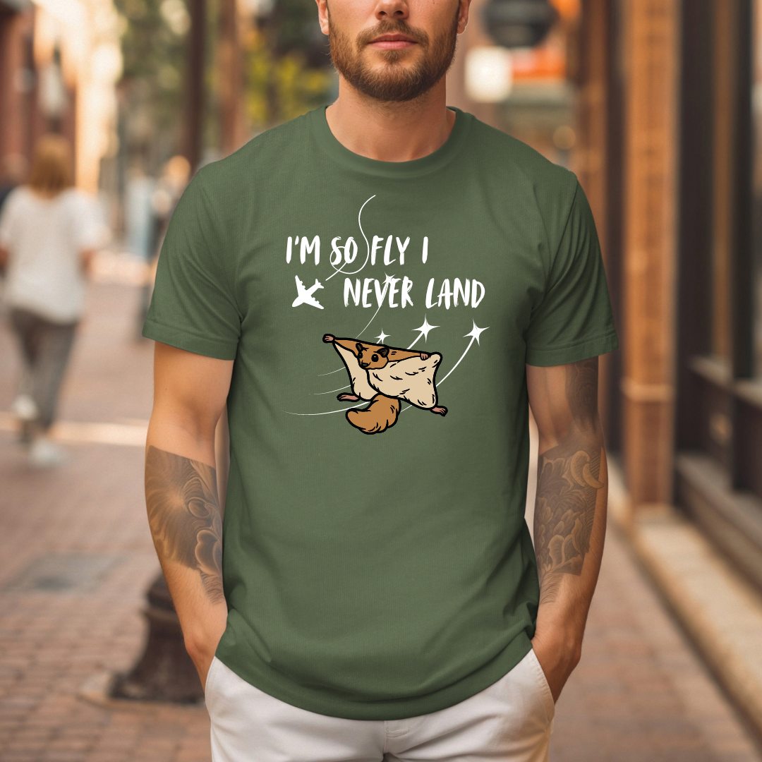 I'm so fly I never land t-shirt
