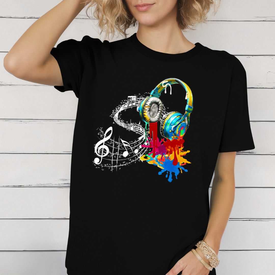 Headphones t-shirt