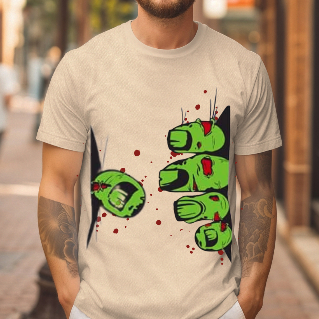 Zombie hand t-shirt