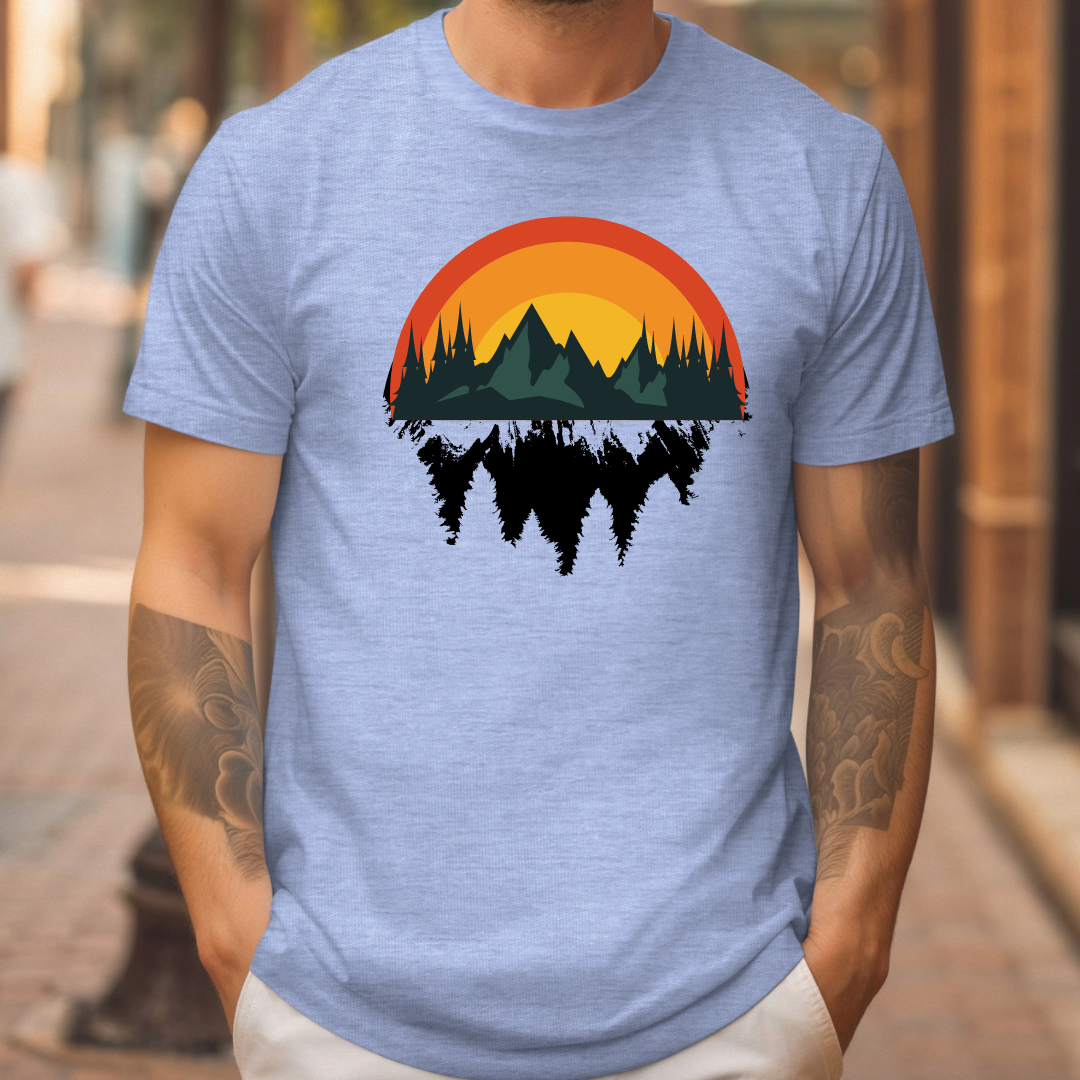 Mountain sunset t-shirt