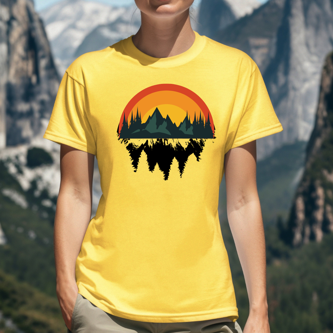 Mountain sunset t-shirt