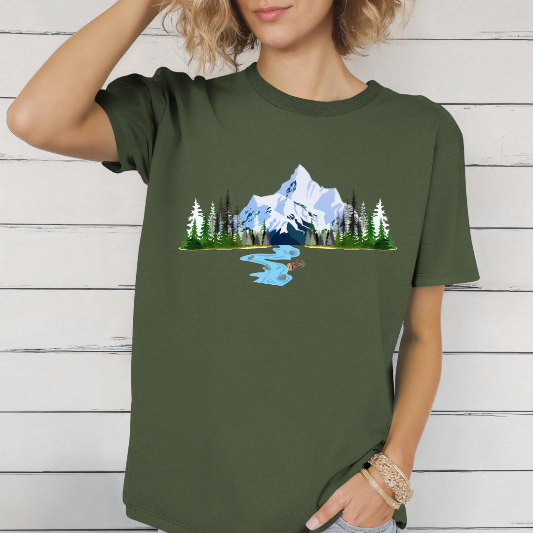 Ice mountain t-shirt