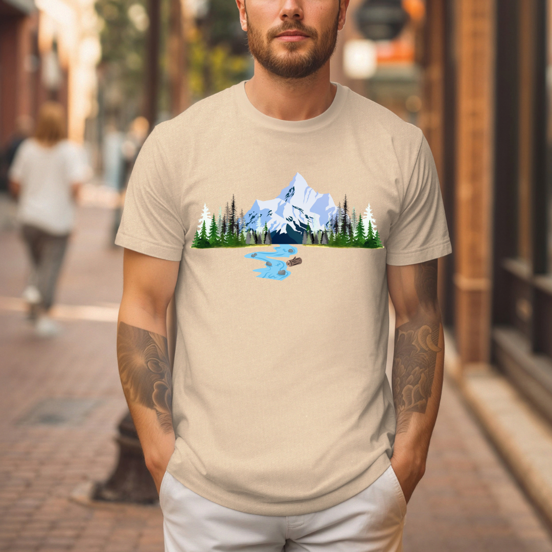 Ice mountain t-shirt