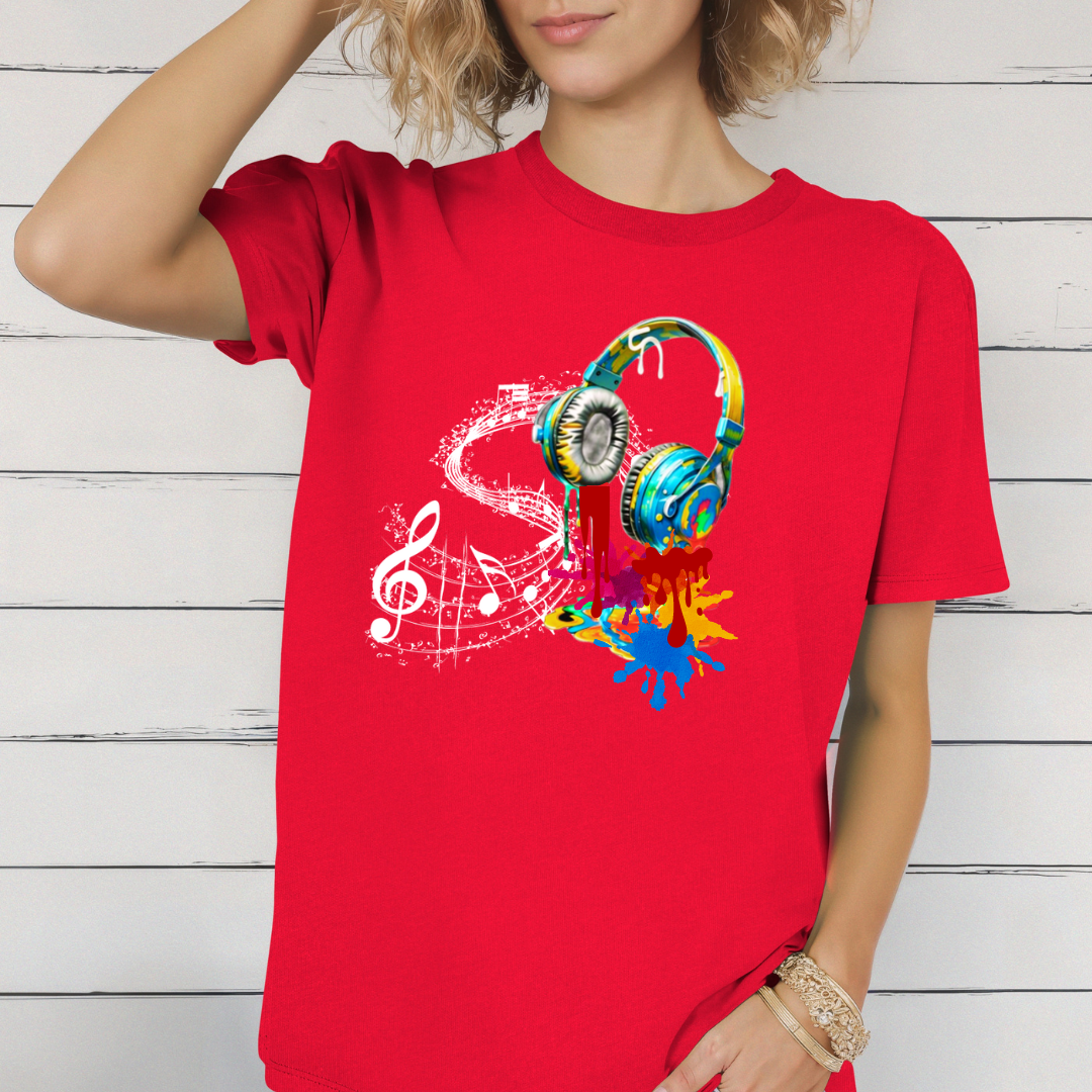 Headphones t-shirt