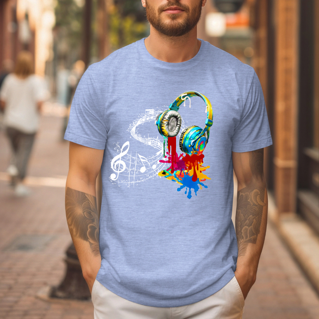 Headphones t-shirt