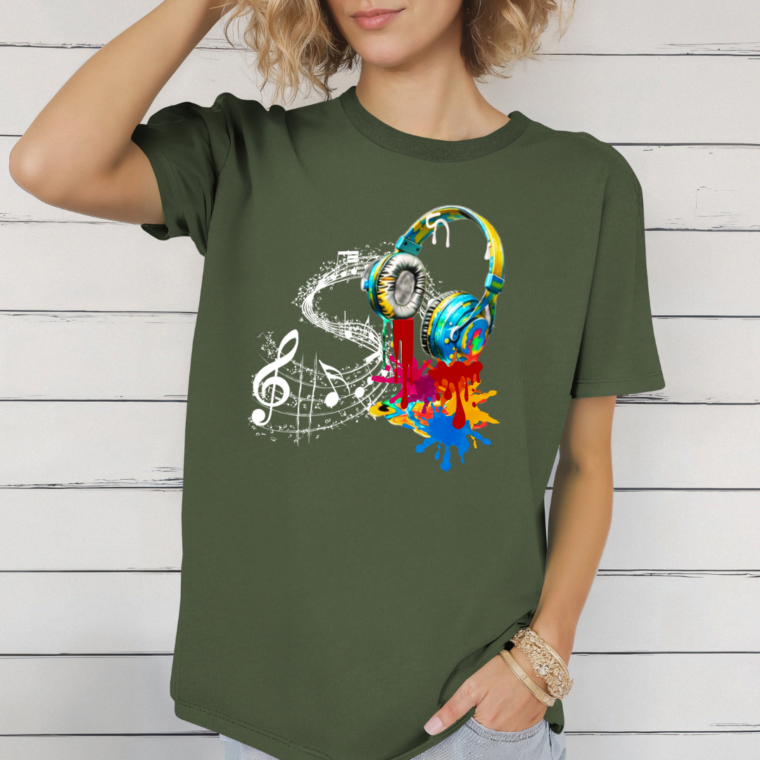 Headphones t-shirt
