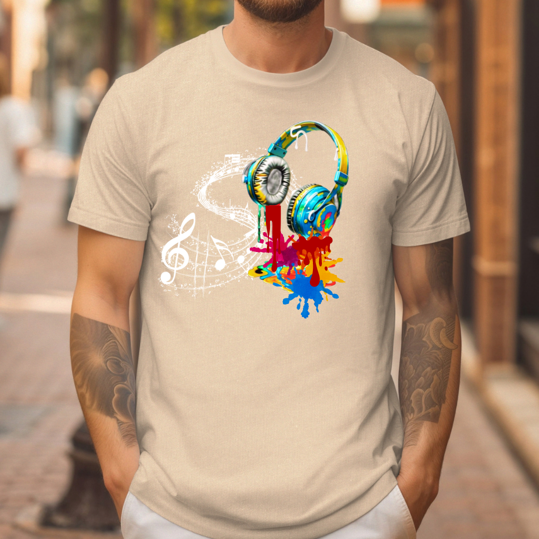 Headphones t-shirt