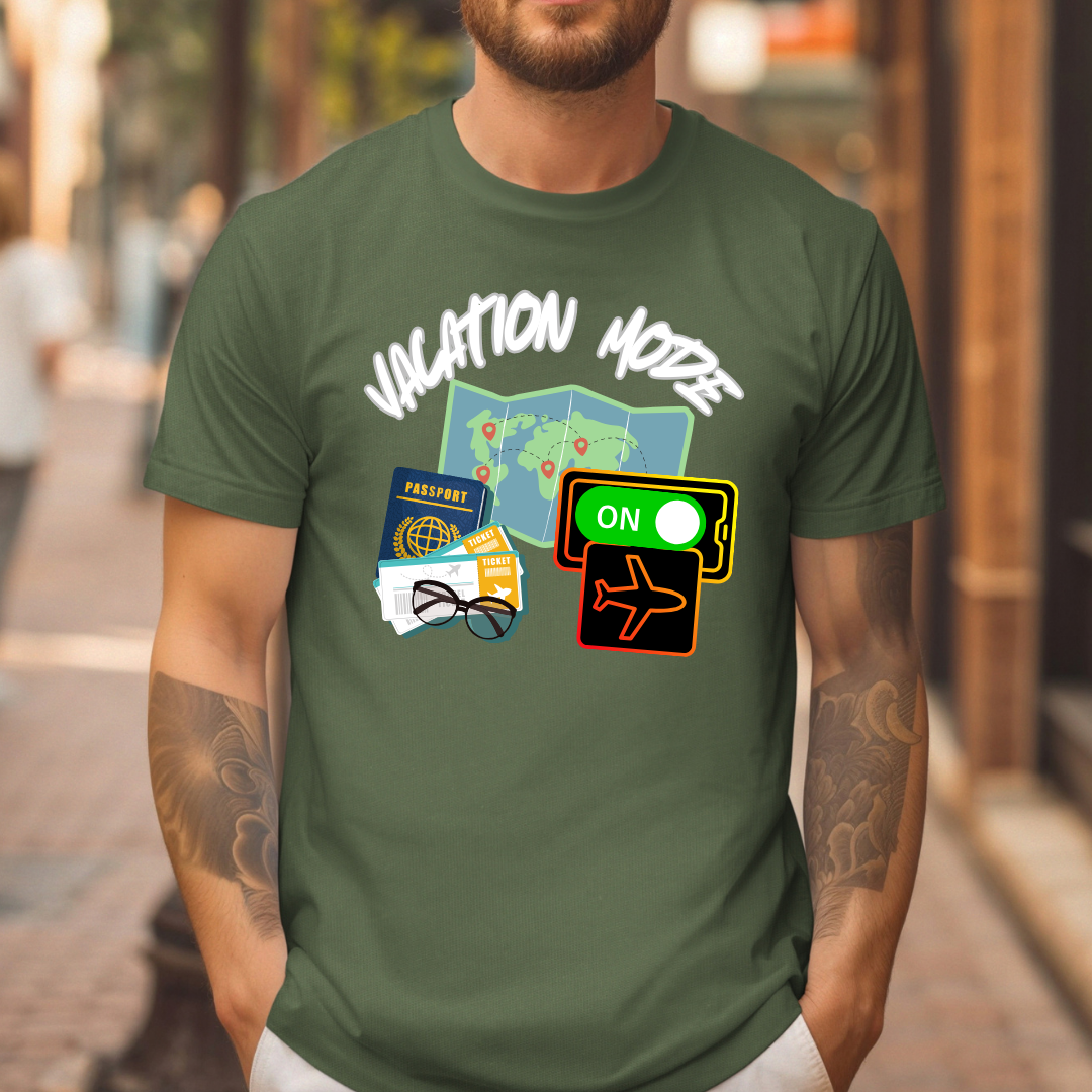Vacation mode t-shirt