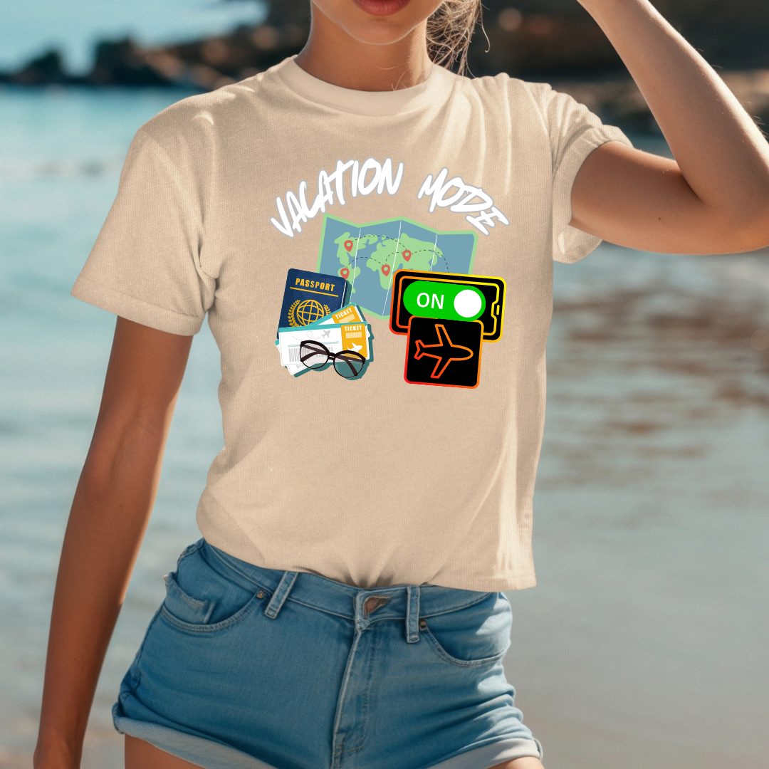 Vacation mode t-shirt