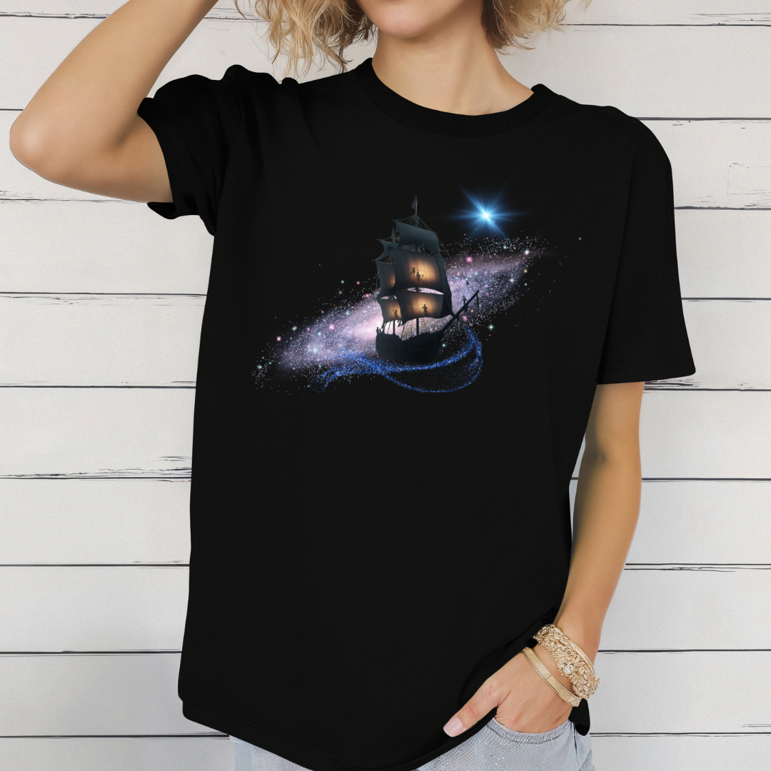 Black ship T-Shirt