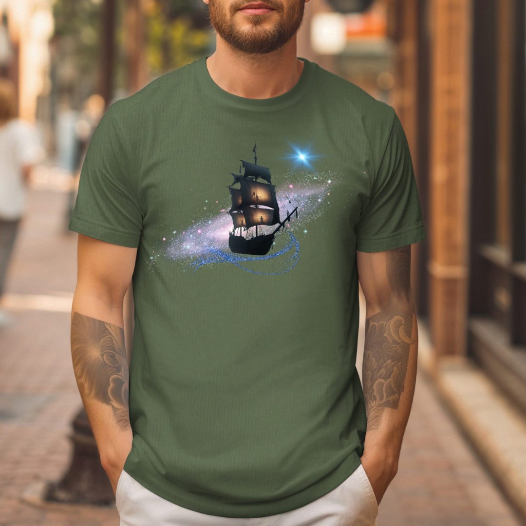 Black ship T-Shirt