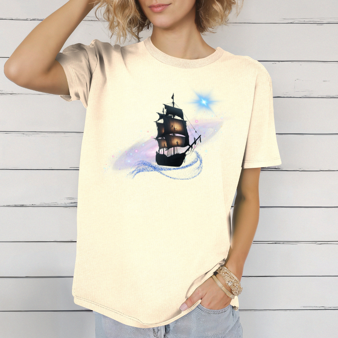 Black ship T-Shirt