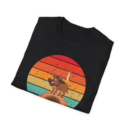 Meerkat on a hog t-shirt