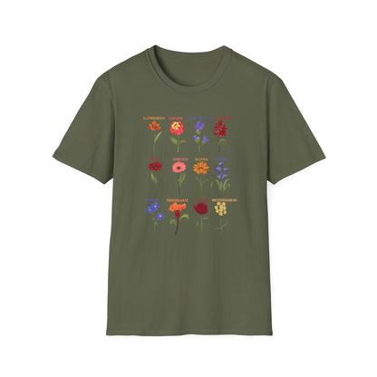 Floral names T-Shirt