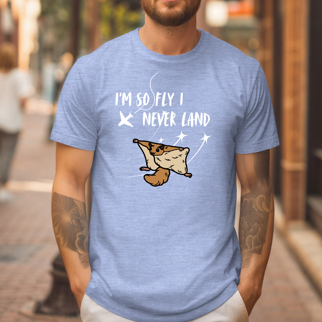 I'm so fly I never land t-shirt