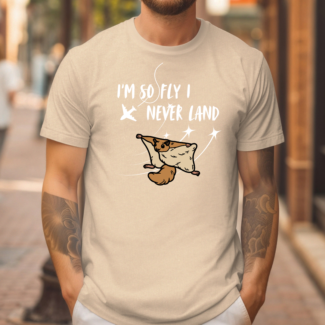 I'm so fly I never land t-shirt