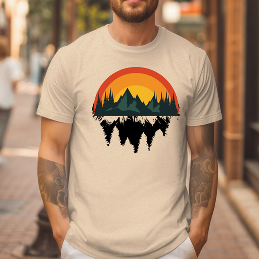 Mountain sunset t-shirt