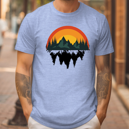 Mountain sunset t-shirt