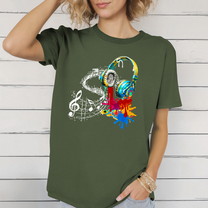 Headphones t-shirt