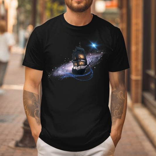 Black ship T-Shirt