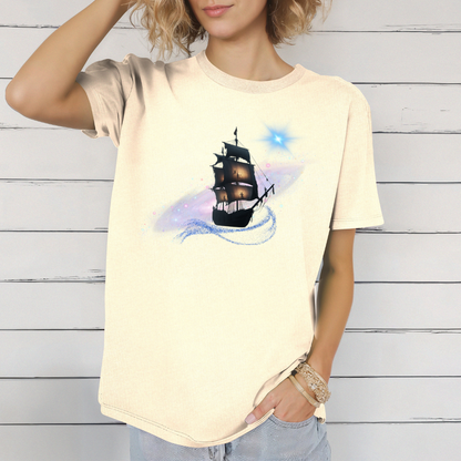 Black ship T-Shirt