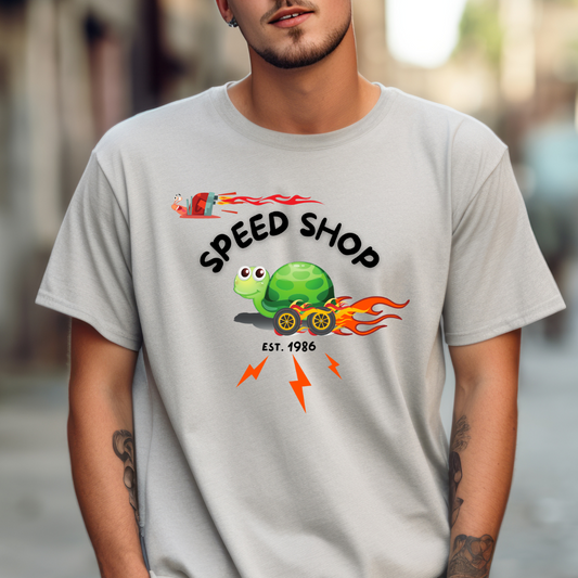 speed shop T-shirt