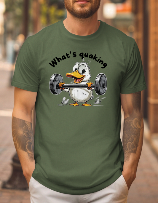 What's quaking duck T-shirt